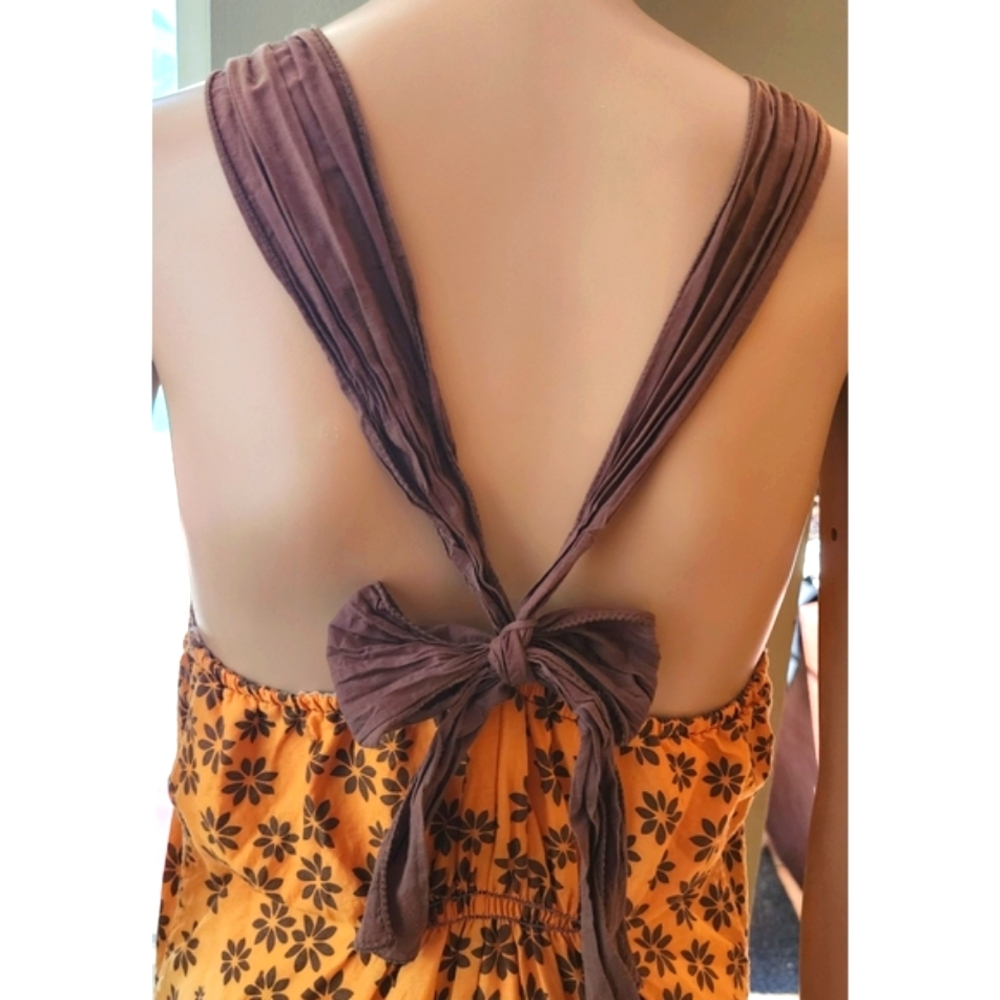 Max Studio Halter Style Sun Dress Multi-Colored Size M - Picture 4 of 7